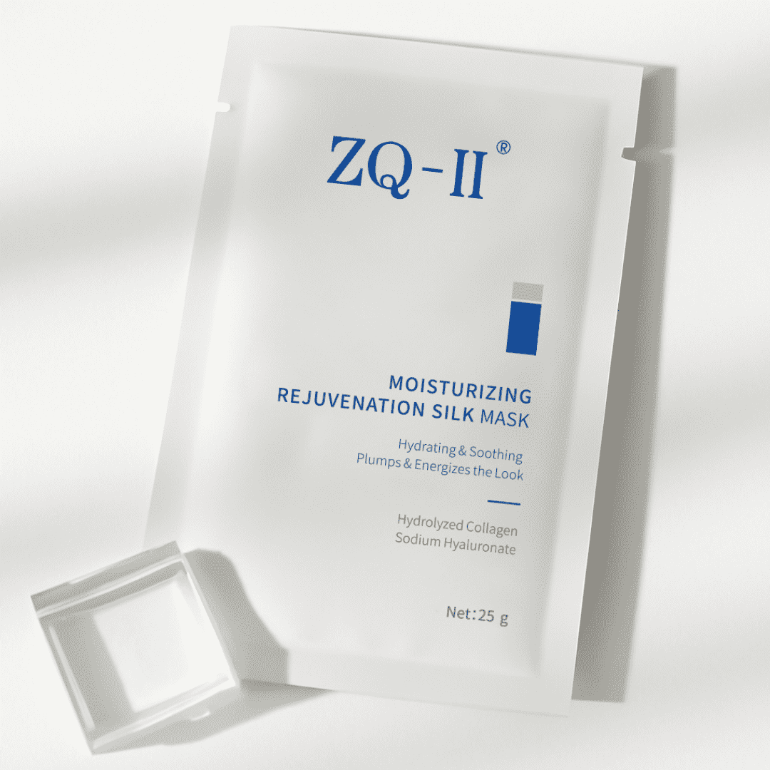 ZQ-II Vlažilna pomlajevalna svilena maska: lahka hidracija in pomirjujoča skrb za vse tipe kože